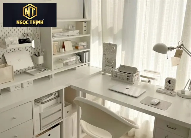 BÀN LÀM VIỆC GIA ĐÌNH ĐƠN GIẢN CAO CẤP NGỌC THỊNH - BLVGĐ07